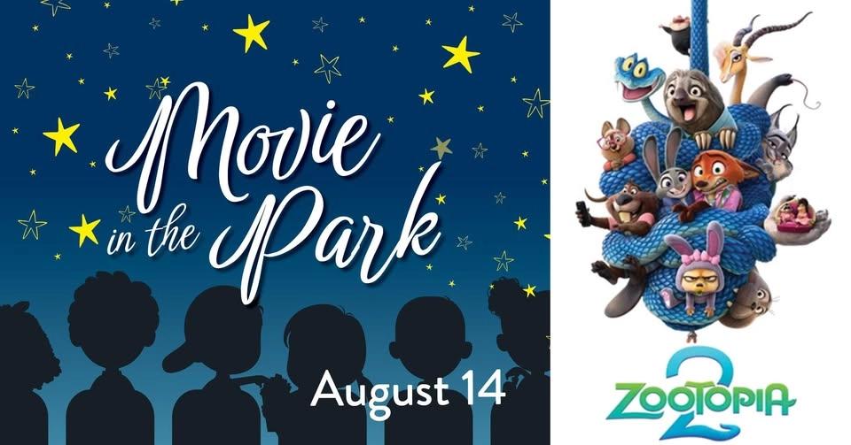 Free Movie at Beech Acres Park: Zootopia 2 (PG)