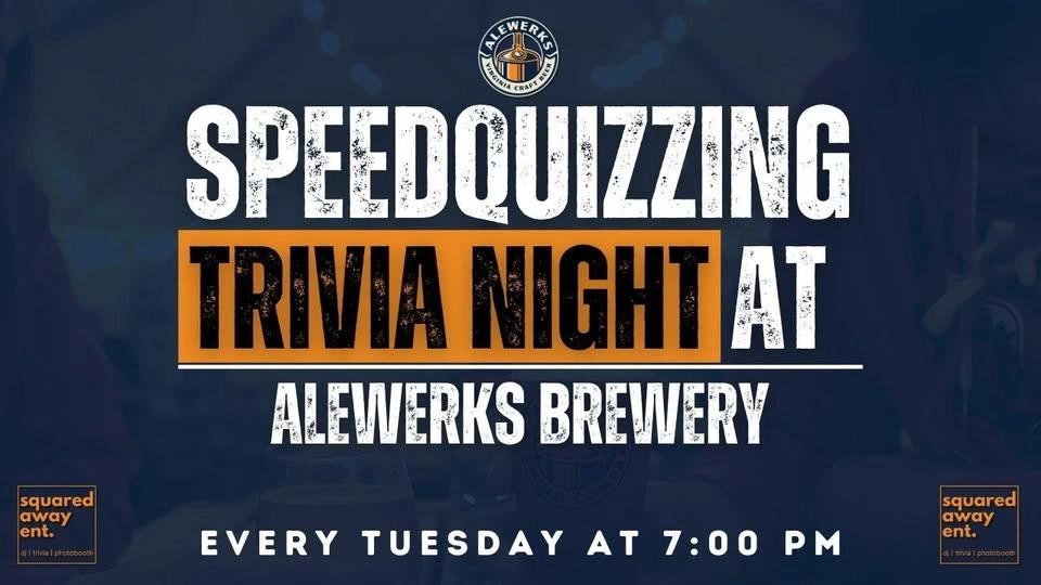 Speedquizzing Tuesdays at Alewerks!