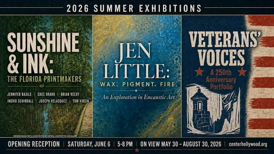 FAB Grantee Program: Hollywood Art & Culture Center Presents: 2026 Summer Exhibitions