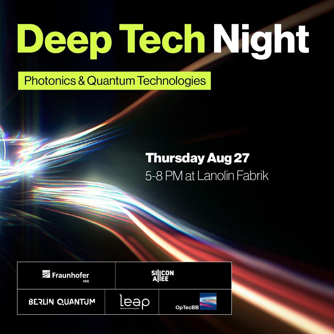 Deep Tech Night: Quantum & Photonics