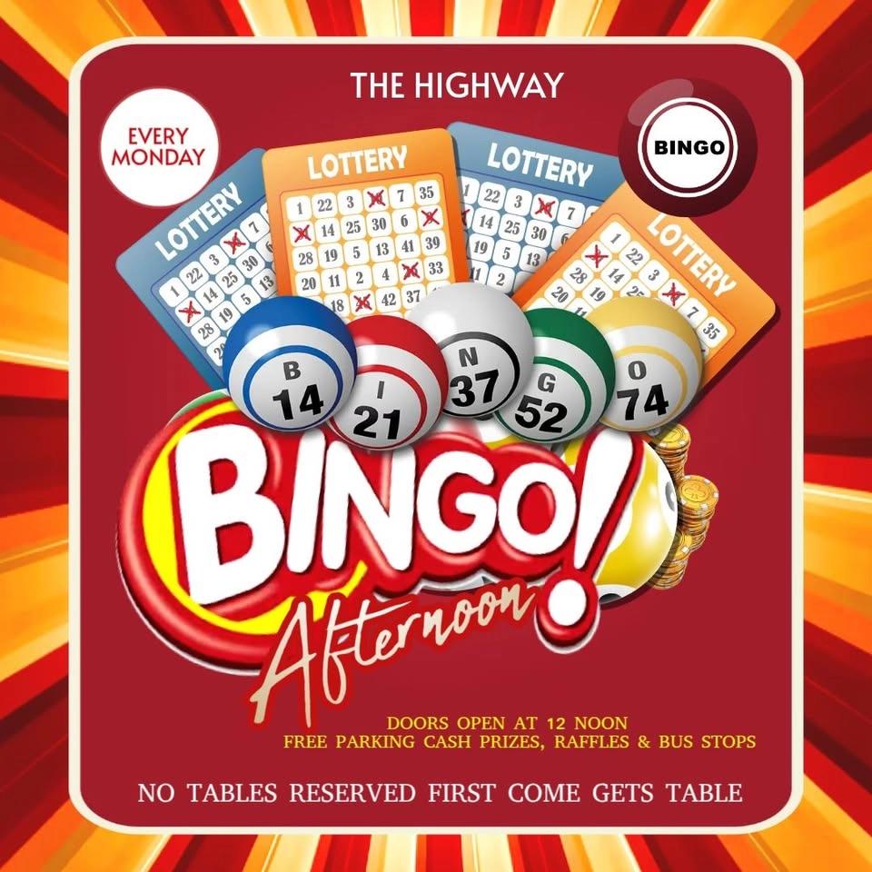 The Highway Monday Afternoon Bingo