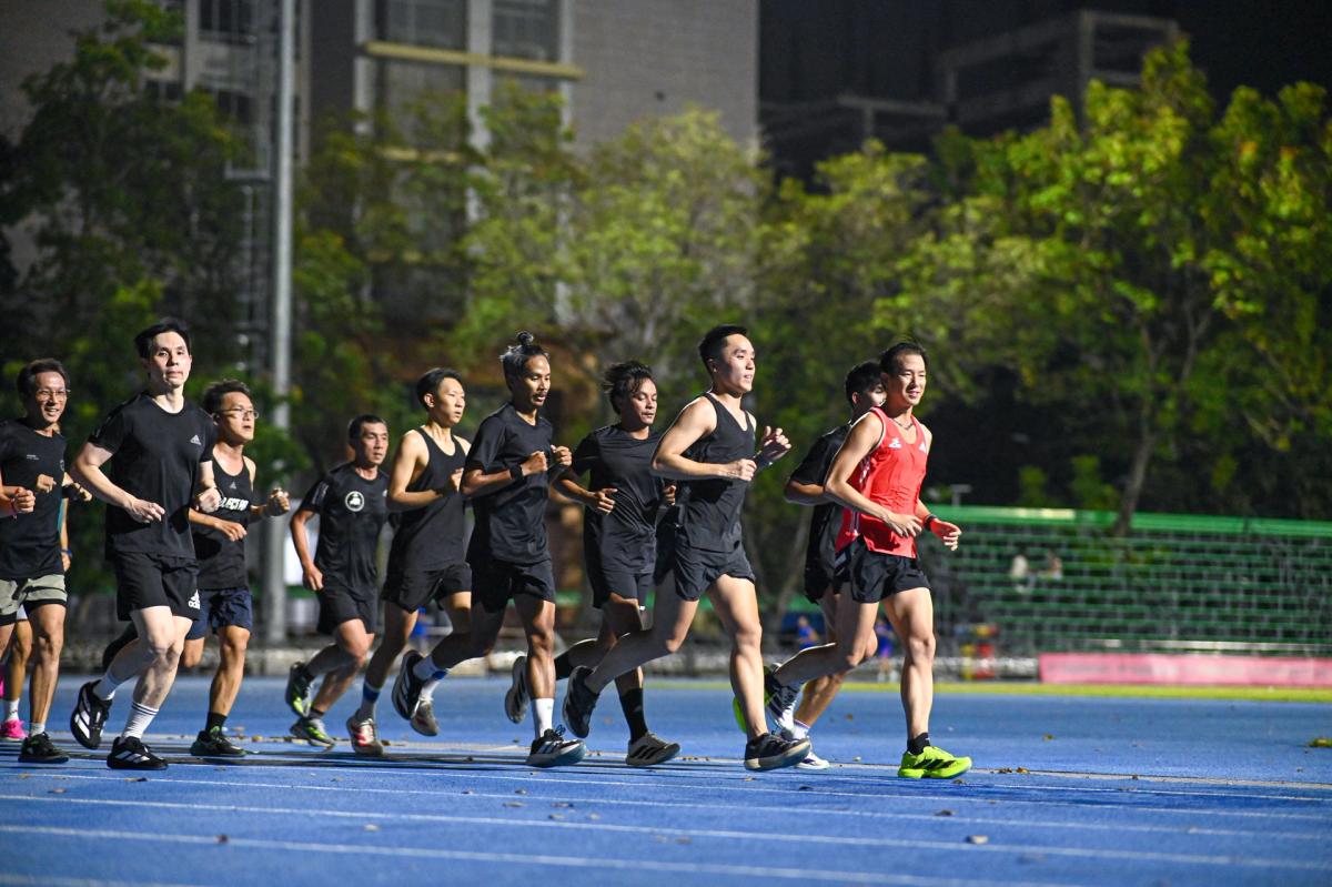 Running Training at UTK Stadium