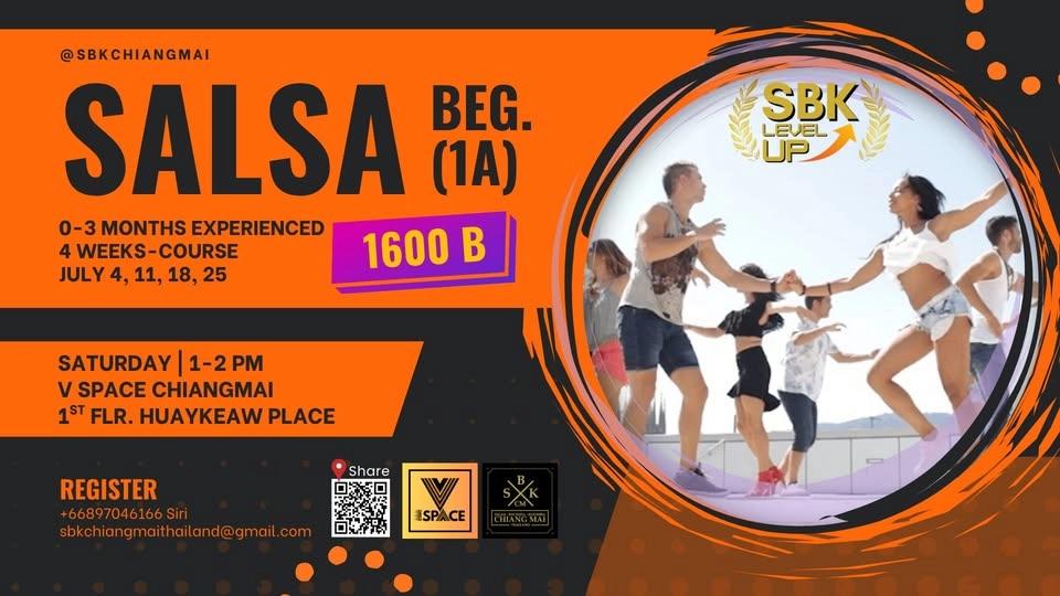 SALSA FOR BEGINNER (1A) | Saturday | 1-2 PM