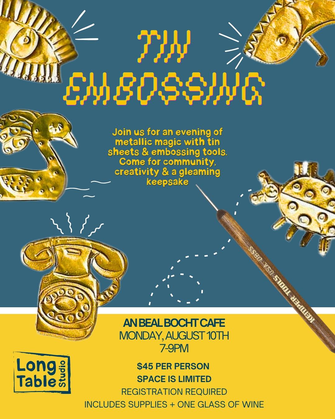 Craft Club: Tin Embossing