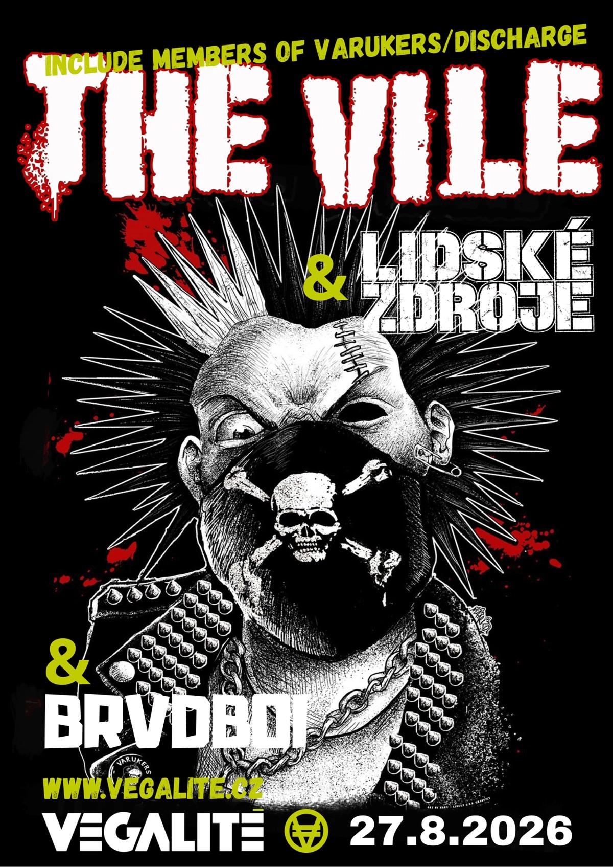 THE VILE (UK) // LIDSKÉ ZDROJE (CZ/AT) // BRVDBOI (CZ/PL)