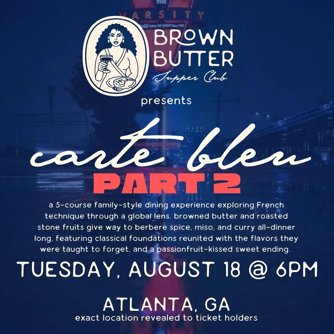 Carte Bleu: August 18 - Atlanta, GA