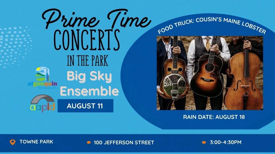 Algonquin Prime Time Concert: Big Sky Ensemble