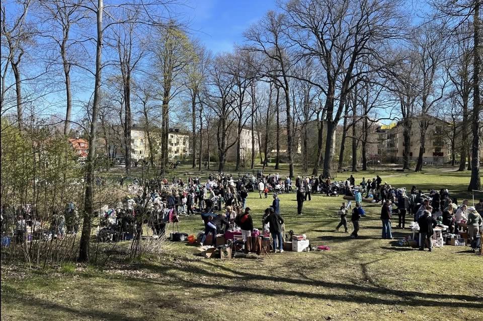 Loppis i Enskedeparken