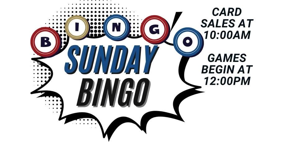 Sunday Bingo @ the V!
