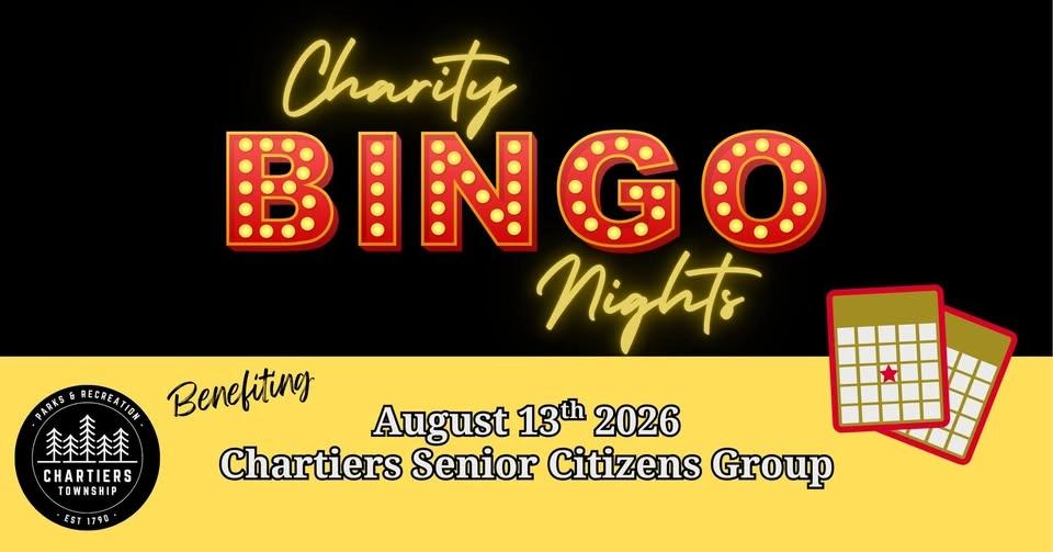 Monthly Bingo - 8/13 - Charity Partner: Chartiers Senior Citizens Group