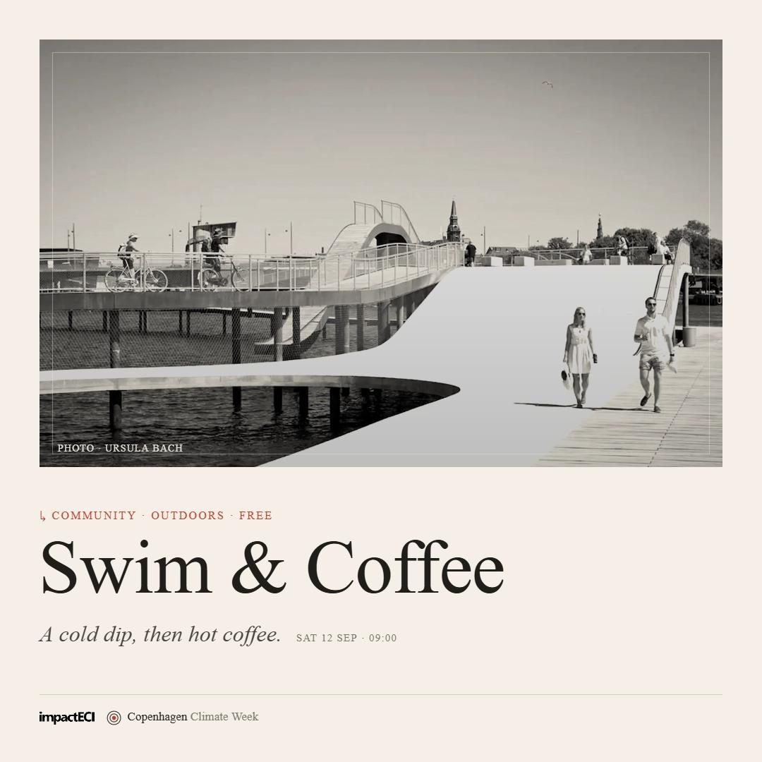 Climate Swim & Coffee