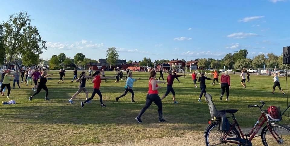 Uteträning i Trosa hamn