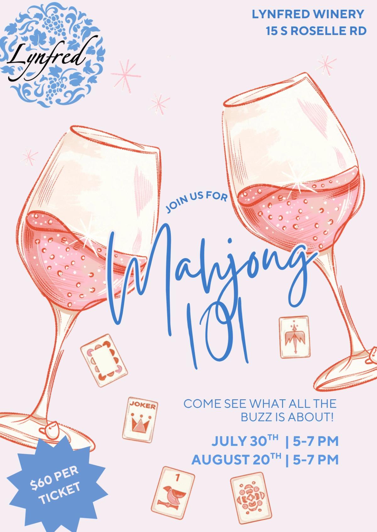 Mahjong 101 - Lynfred Winery 8/20