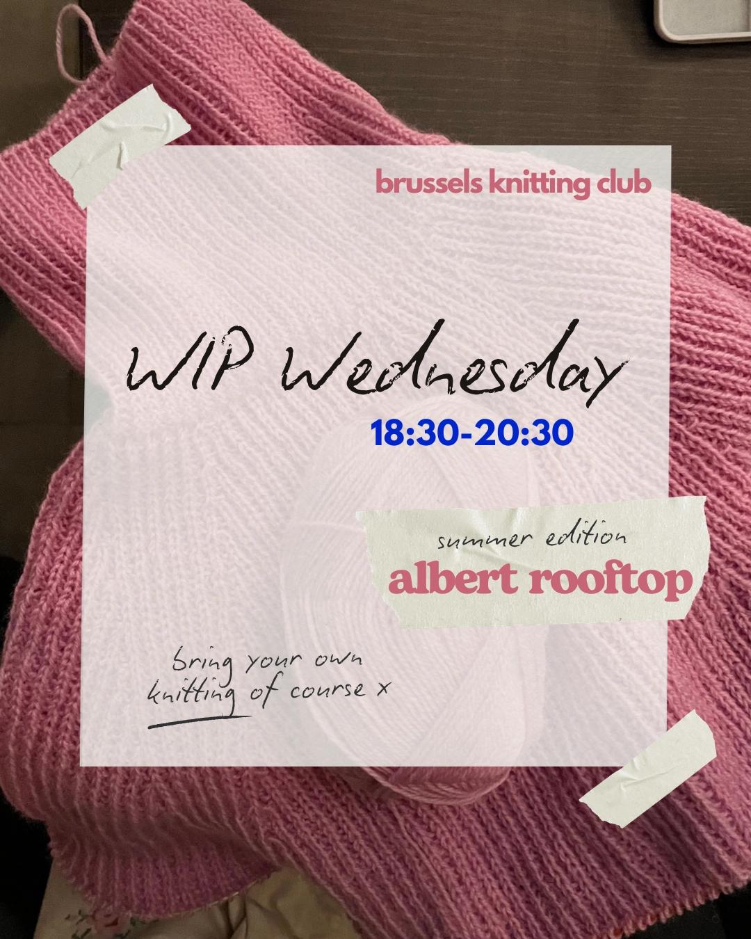 WIP Wednesday - Brussels Knitting Club