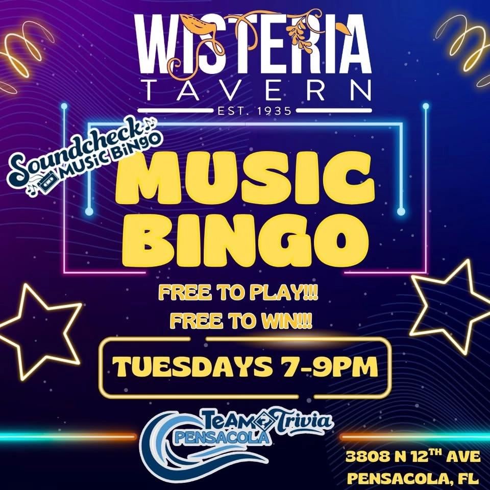 SoundCheck Music Bingo at Wisteria Tavern