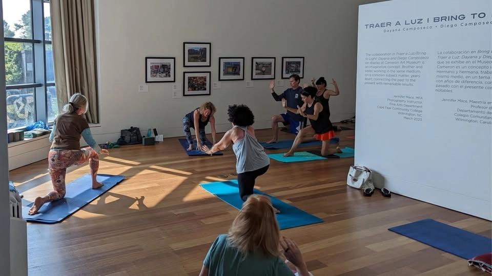 Gentle Yoga in the Galleries