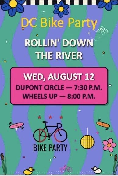 DC Bike Party: Rollin’ Down the River ride