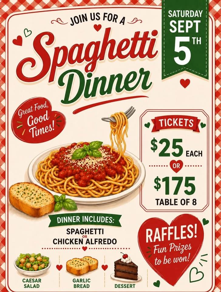 Spaghetti Dinner Fundraiser