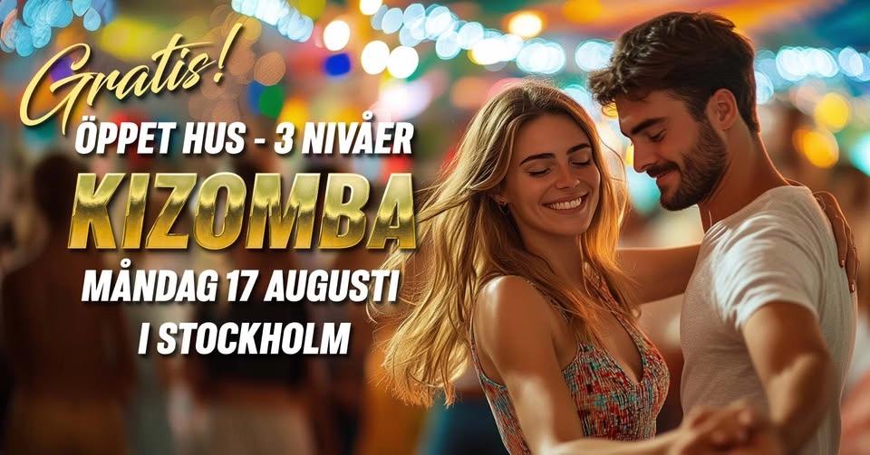 💥GRATIS💥 Öppet hus - KIZOMBA i Stockholm + Social Dans