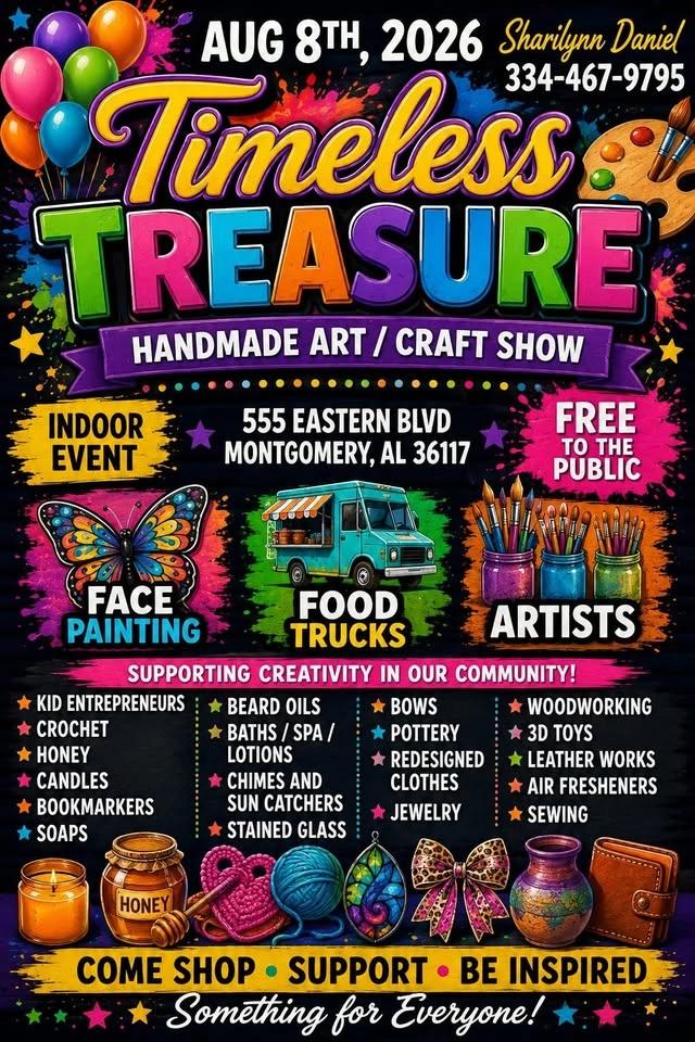 Timeless Treasures Handmade Arts and Crafts Show