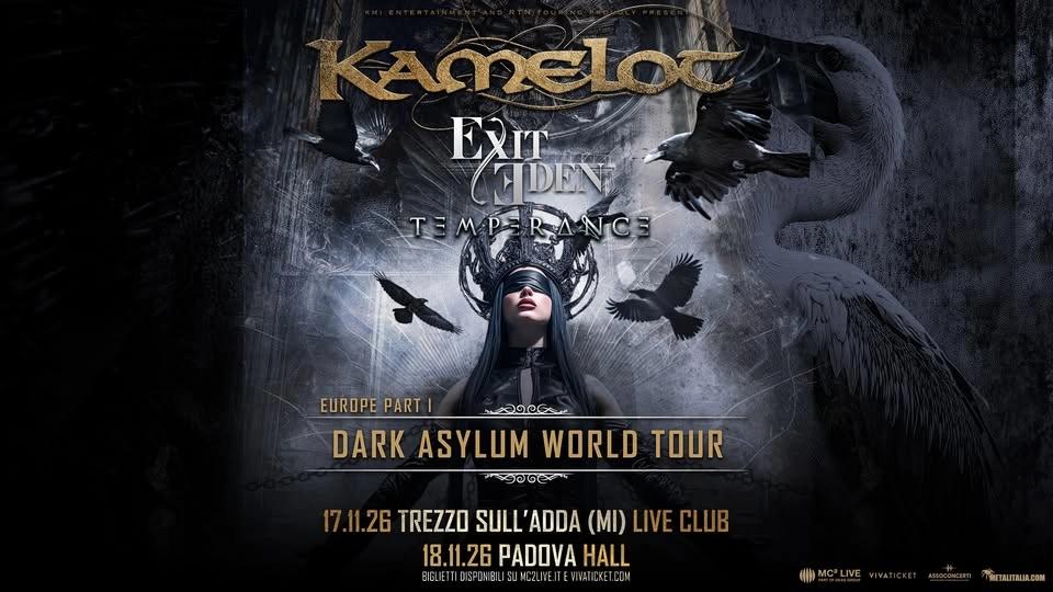 Kamelot - Dark Asylum World Tour - Europe Part I | Padova, Hall
