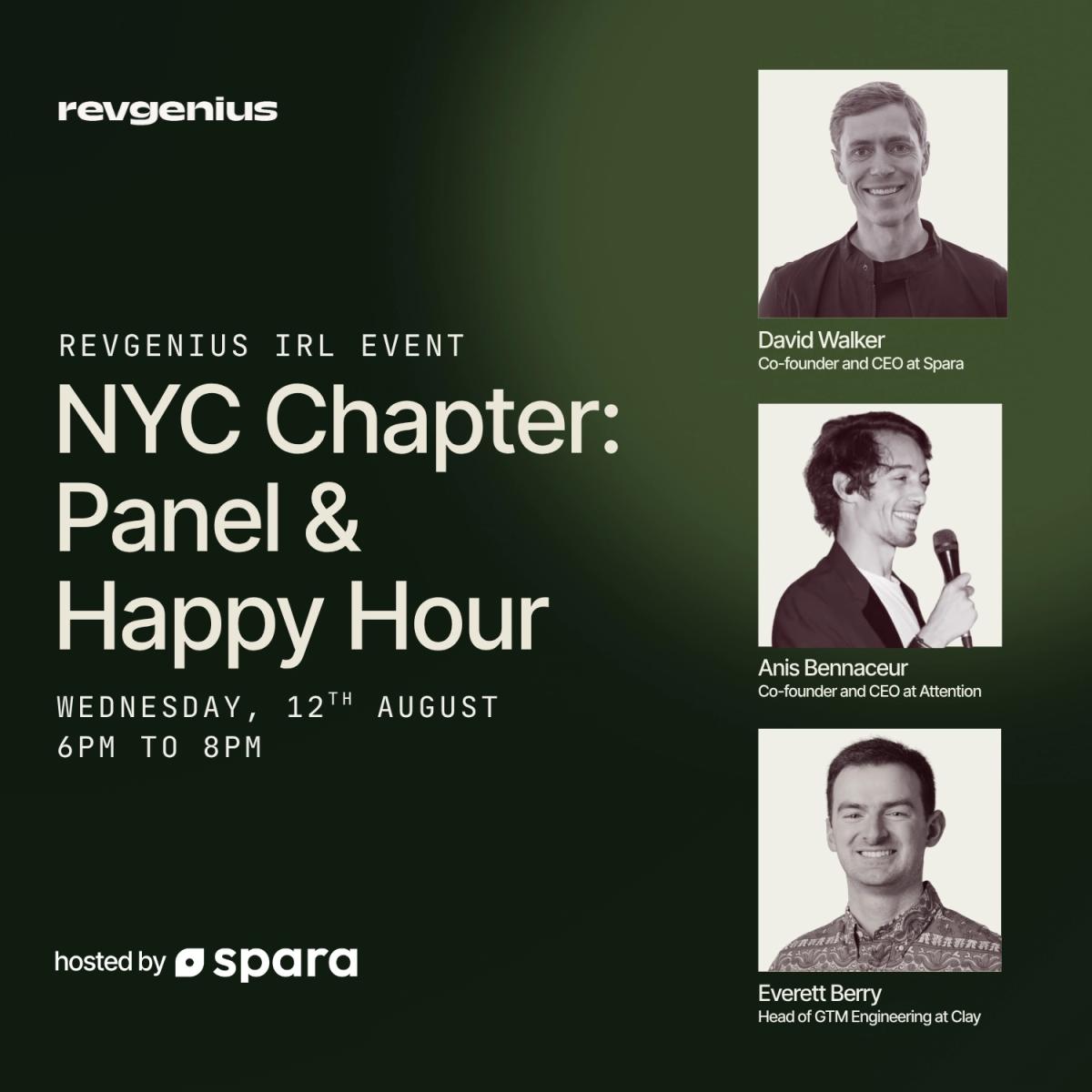 RevGenius IRL: Panel and Happy Hour