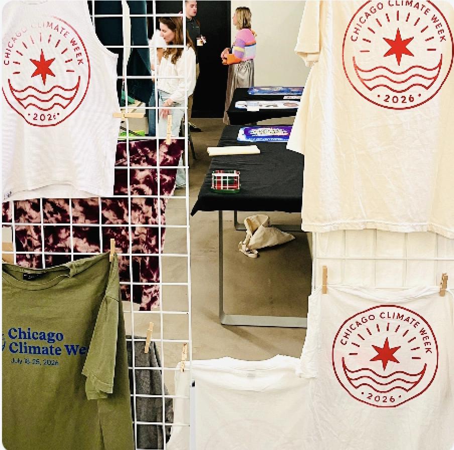 Screen Print Your Own Chicago Climate Week Keepsake