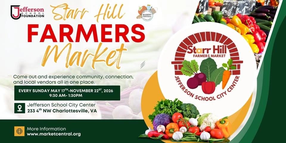 Starr Hill Farmers Market at Jefferson School City Center