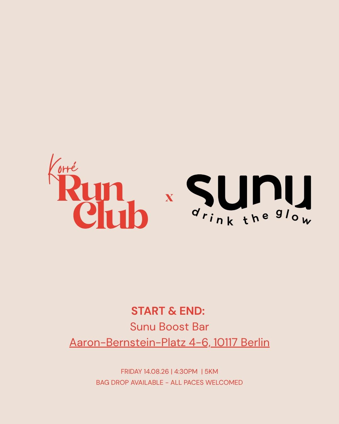 KORRÉ x SUNU Boost Bar | Women Only Community Run
