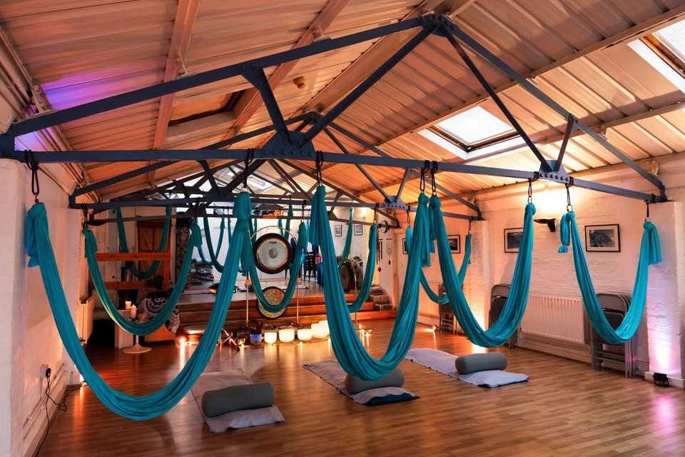 Extended Sessions 1h 45min Floating Sound Journey Gong Bath Meditation in Hammocks or on Floor Mats