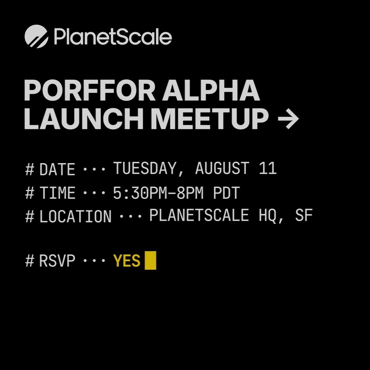 Porffor Alpha Launch Meetup