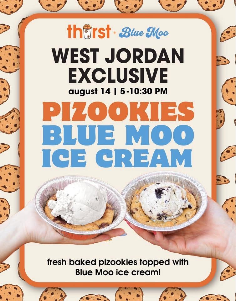 Pizookies with Blue Bell Ice Cream at Thirst West Jordan!