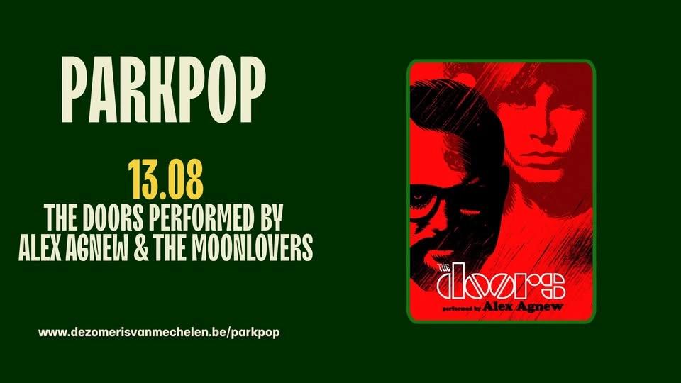 Parkpop 2026: The Doors performed by Alex Agnew & The Moonlovers