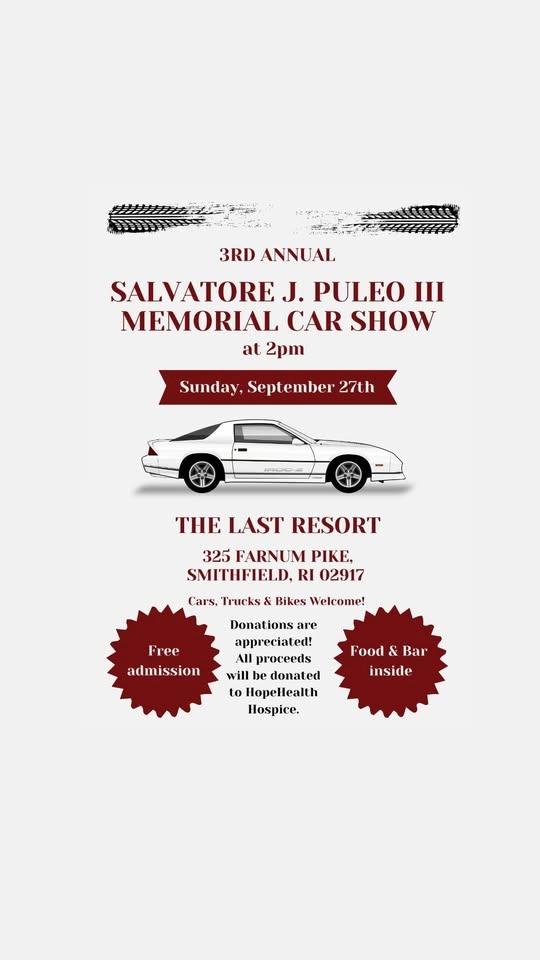 3rd Annual Memorial Salvatore Puleo Car Show
