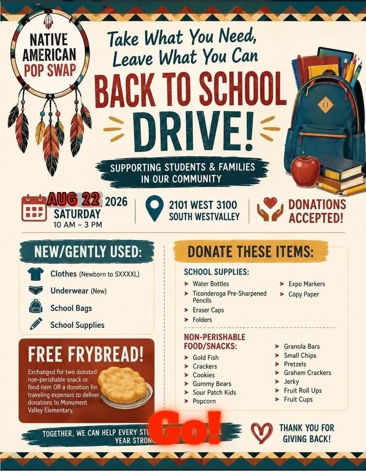 BACK TO SCHOOL DRIVE AUG 22
