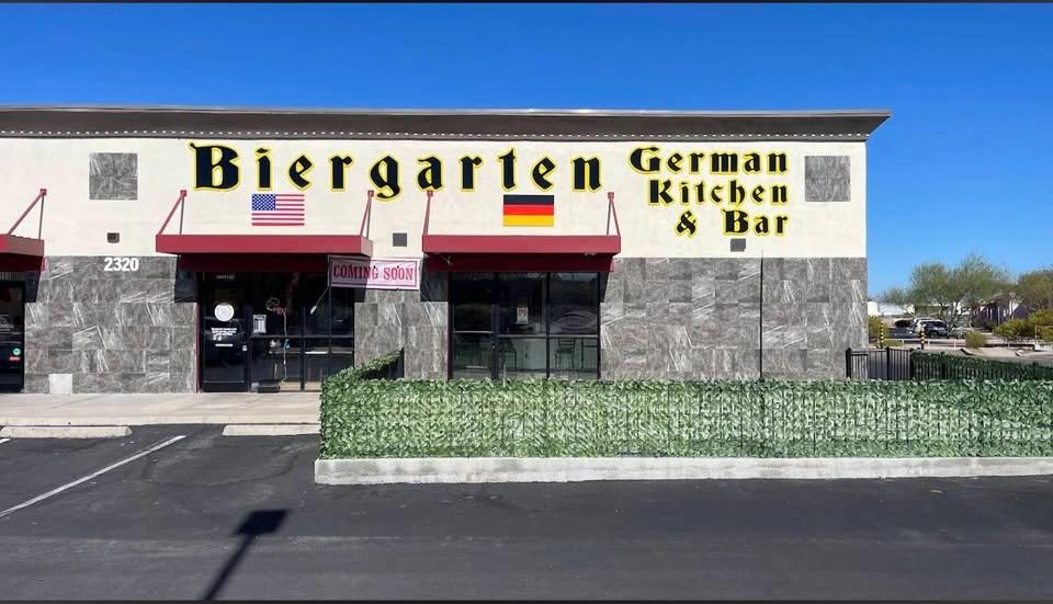 August Biergarten dinner