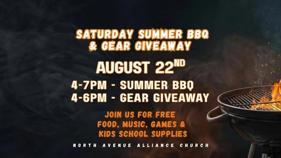 Summer BBQ and Gear Giveaway - Aug 22nd