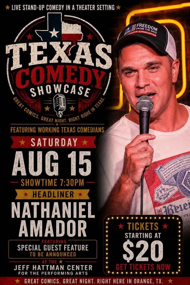 Texas Comedy Showcase Nathaniel Amador