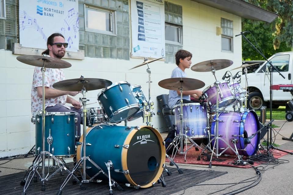 Columbia Heights Music in the Park - Klash Drum Set Karaoke