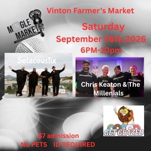 Mingle at the Market w/ Chris Keaton & The Millennials AND Solacoustix