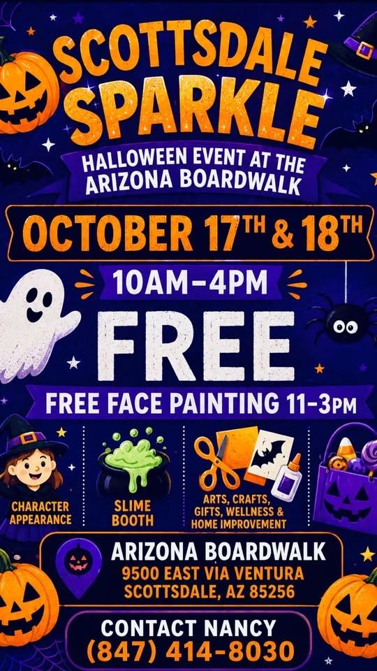 OUR ANNUAL HALLOWEEN EVENT🎃PRESENTED BY SCOTTSDALE SPARKLE✨🎃✨👻