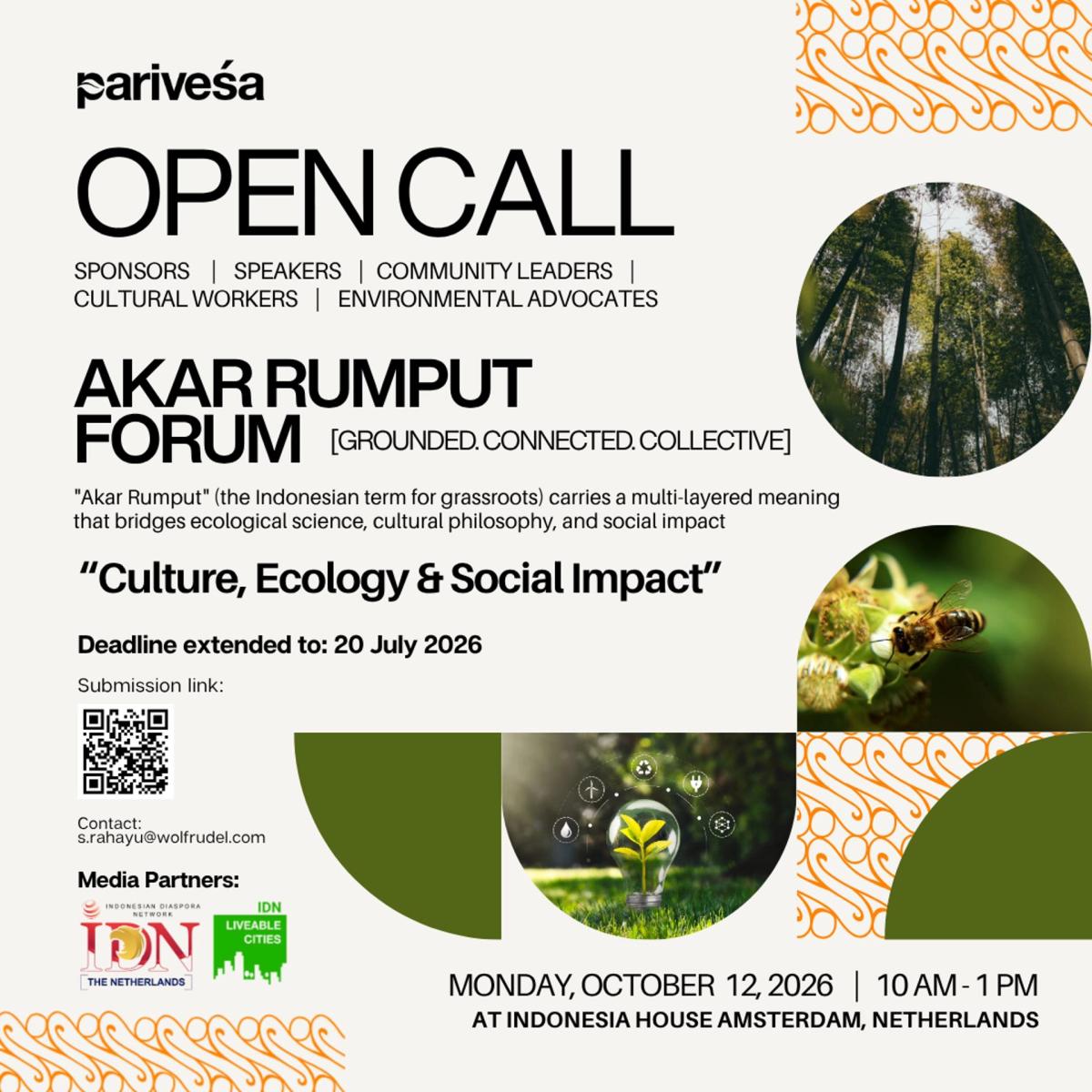 Akar Rumput Forum "Culture, Ecology & Social Impact"