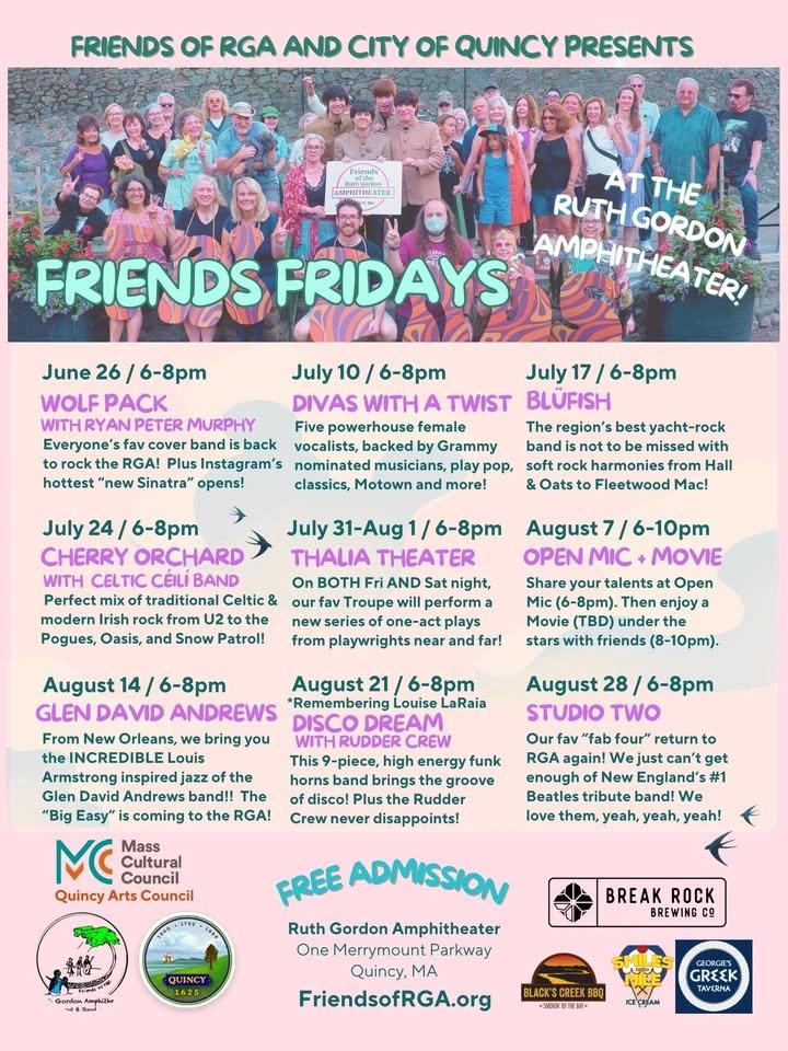 Friends Fridays - free summer arts series