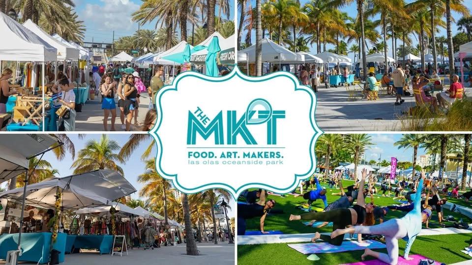 Saturday MKT at Las Olas Oceanside Park