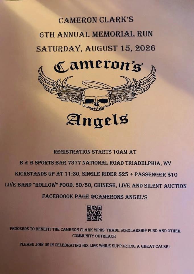 Annual Cameron Clark Memorial Run