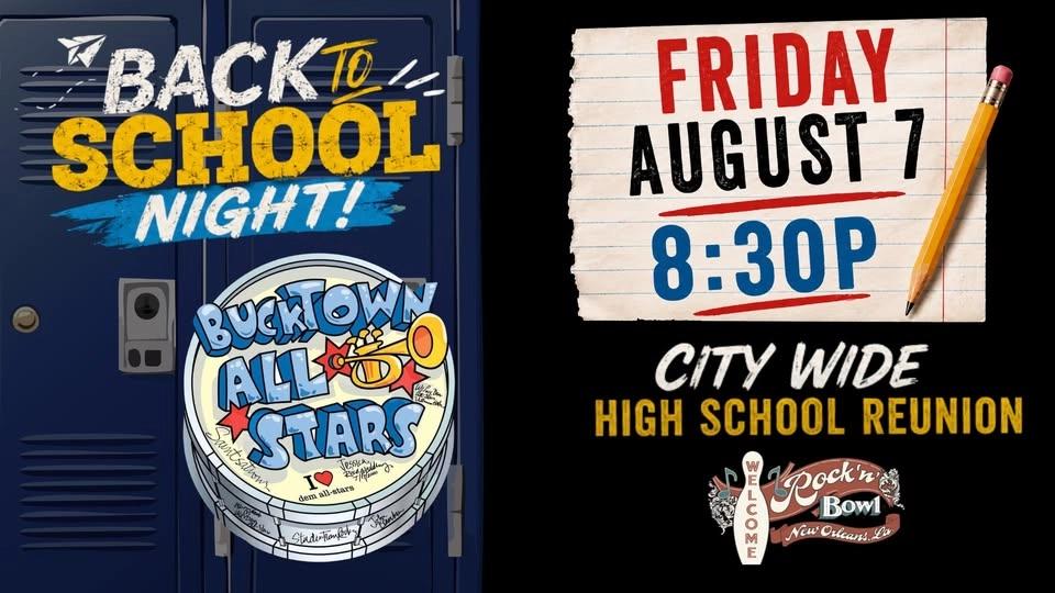 Back to School with Bucktown Allstars | Rock'n'Bowl® New Orleans