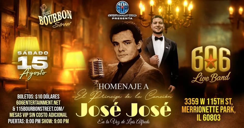 José José: Homenaje al Príncipe de la Canción – Live at 115 Bourbon St