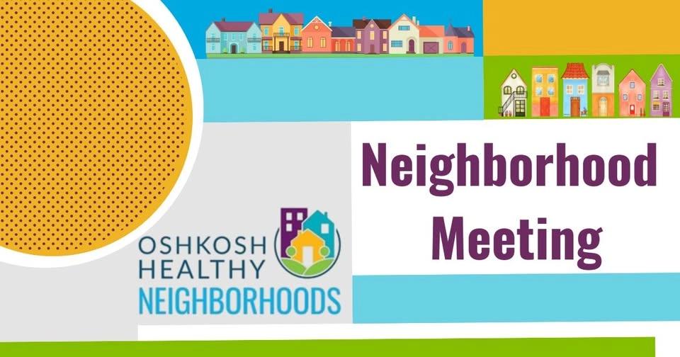 New Neighborhood Association Organizing Meeting