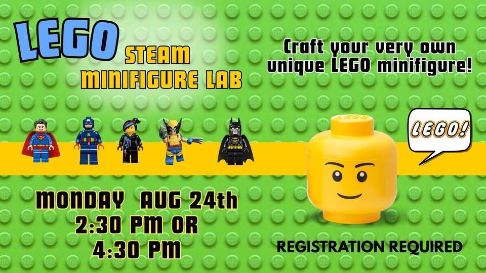 LEGO STEAM Minifigure Lab with Brett Roberts at Sanger Public Library