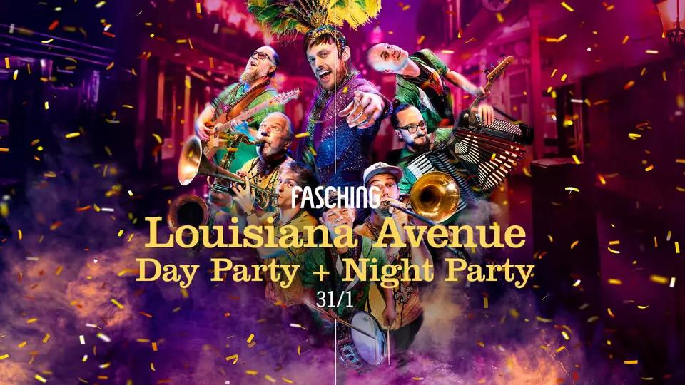 Louisiana Avenue Day Party & Night Party | Fasching, Stockholm